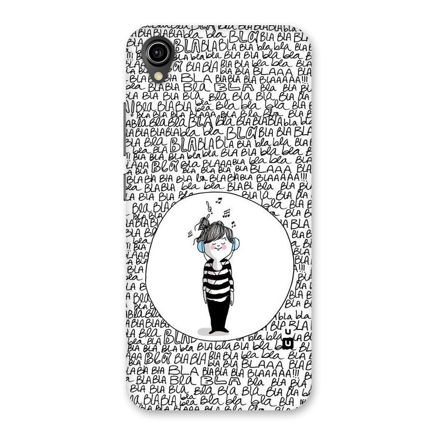 Music And Bla Bla Back Case for Vivo Y90
