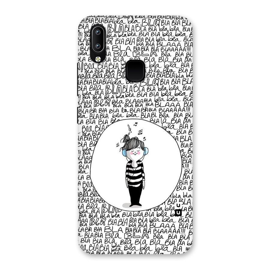 Music And Bla Bla Back Case for Vivo Y93