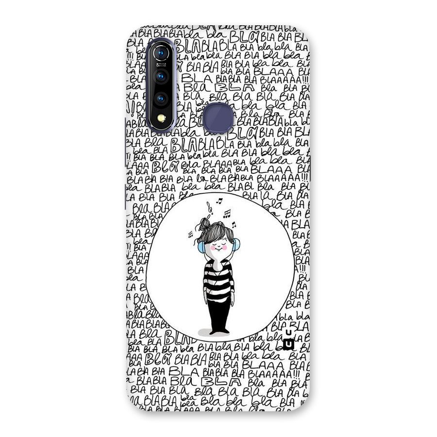 Music And Bla Bla Back Case for Vivo Z1 Pro