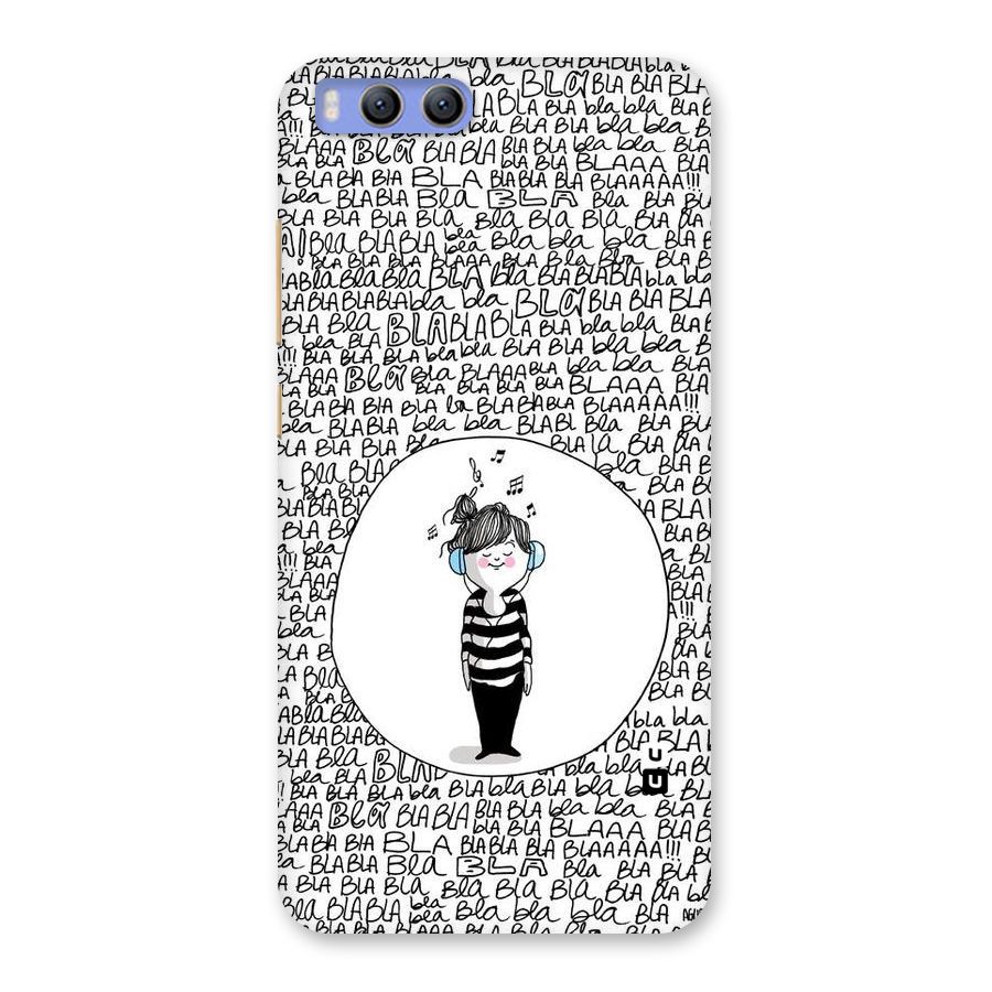 Music And Bla Bla Back Case for Xiaomi Mi 6