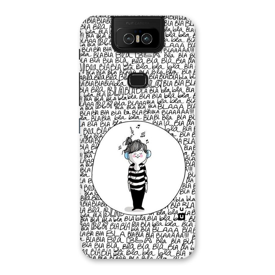 Music And Bla Bla Back Case for Zenfone 6z