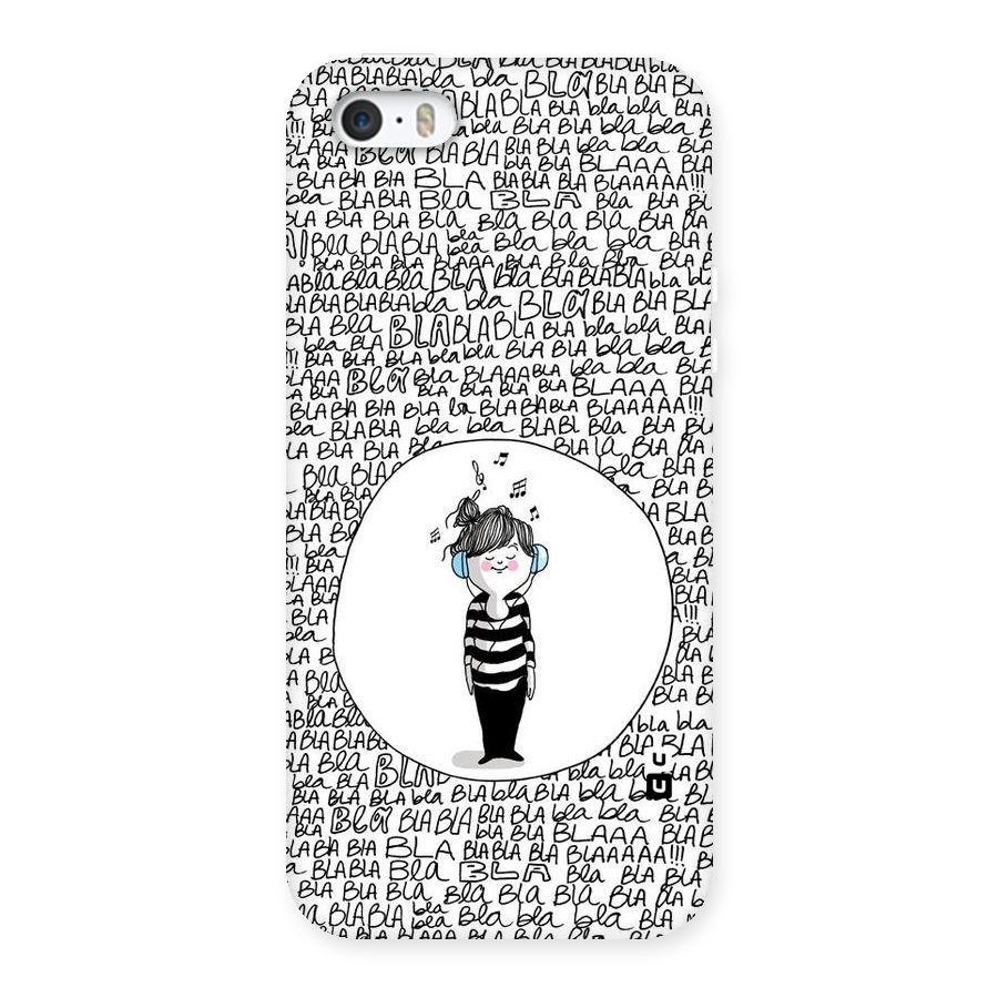 Music And Bla Bla Back Case for iPhone 5 5S