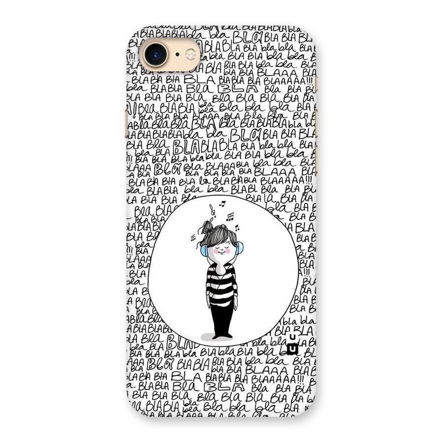 Music And Bla Bla Back Case for iPhone 7