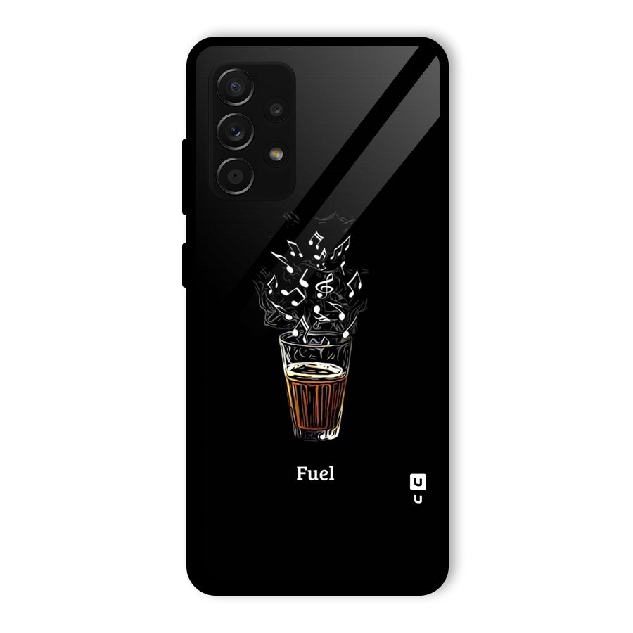 Music Chai My Fuel Glass Back Case for Galaxy A53 5G