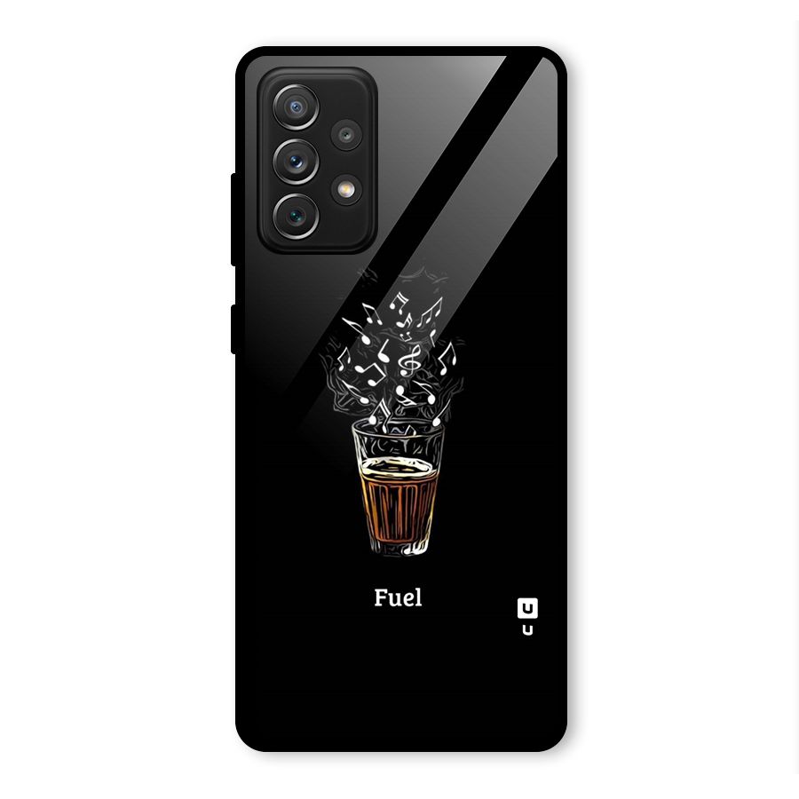 Music Chai My Fuel Glass Back Case for Galaxy A72