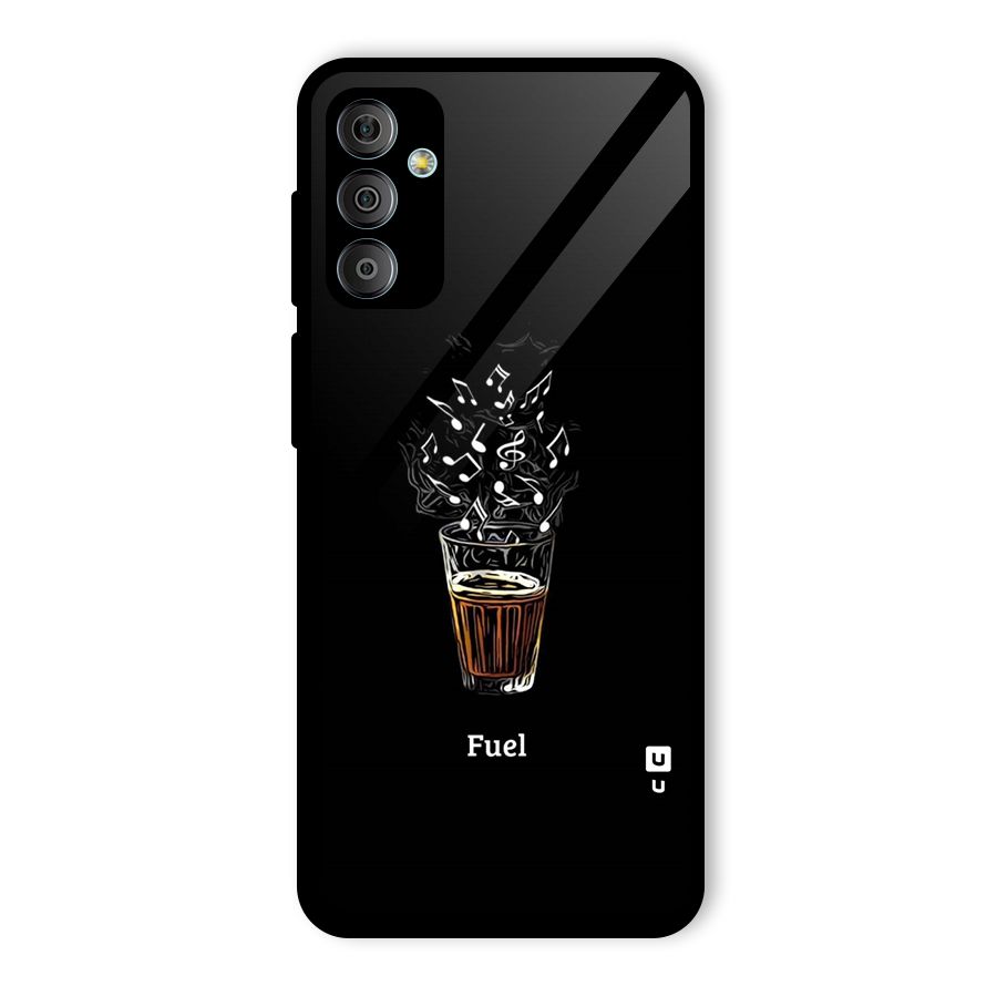 Music Chai My Fuel Glass Back Case for Galaxy F23