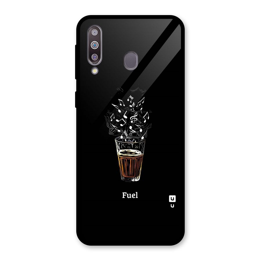 Music Chai My Fuel Glass Back Case for Galaxy M30