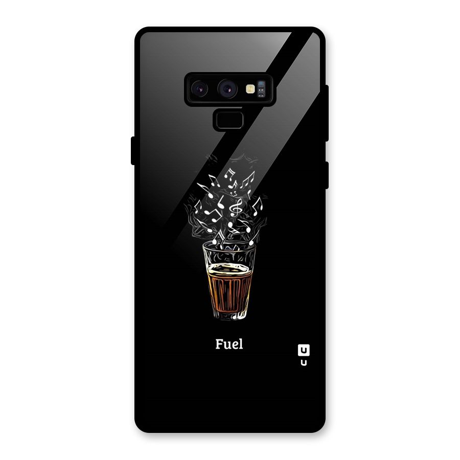 Music Chai My Fuel Glass Back Case for Galaxy Note 9