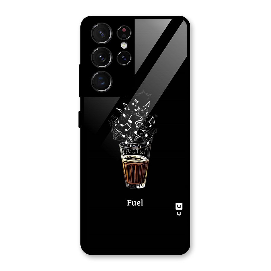 Music Chai My Fuel Glass Back Case for Galaxy S21 Ultra 5G