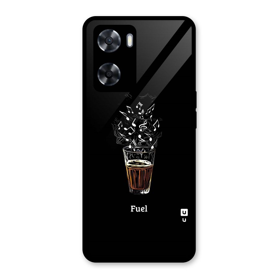 Music Chai My Fuel Glass Back Case for Oppo A57 2022