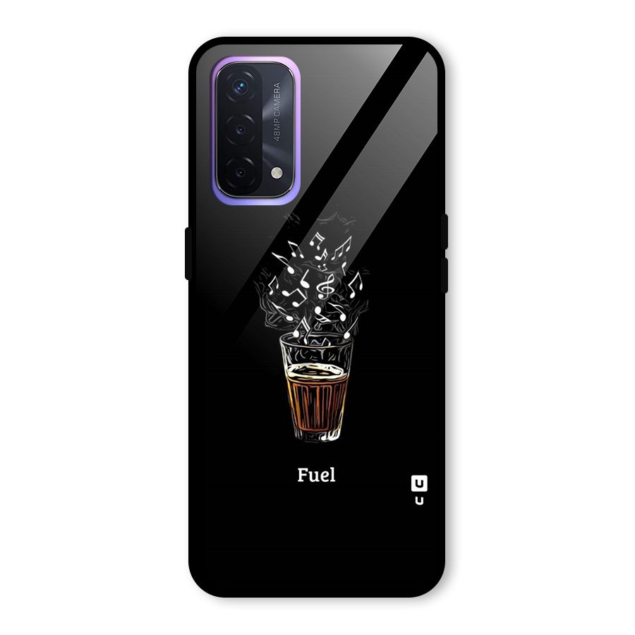 Music Chai My Fuel Glass Back Case for Oppo A74 5G