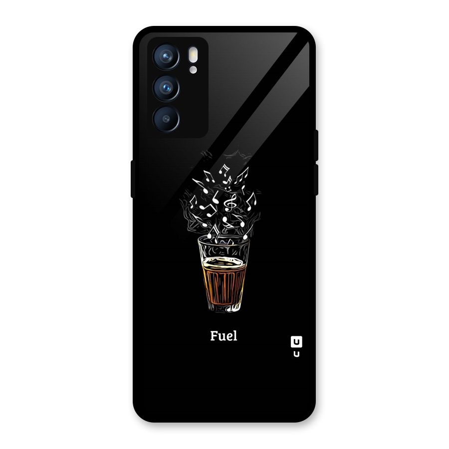 Music Chai My Fuel Glass Back Case for Oppo Reno6 5G