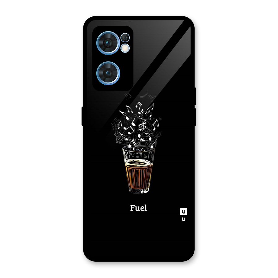 Music Chai My Fuel Glass Back Case for Oppo Reno7 5G