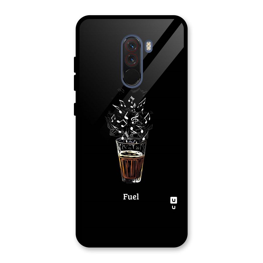 Music Chai My Fuel Glass Back Case for Poco F1