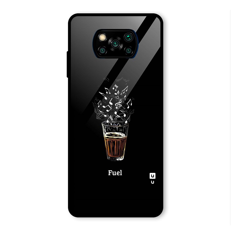 Music Chai My Fuel Glass Back Case for Poco X3 Pro