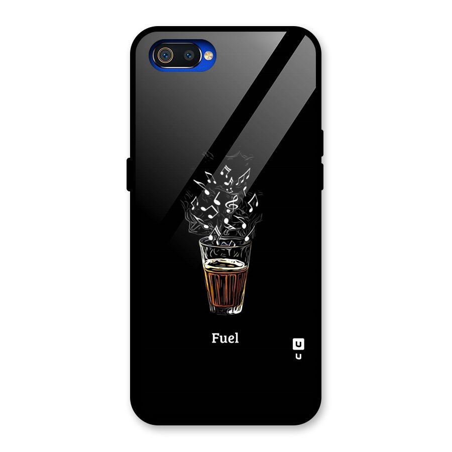 Music Chai My Fuel Glass Back Case for Realme C2