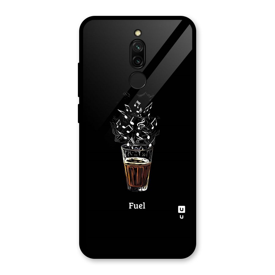 Music Chai My Fuel Glass Back Case for Redmi 8