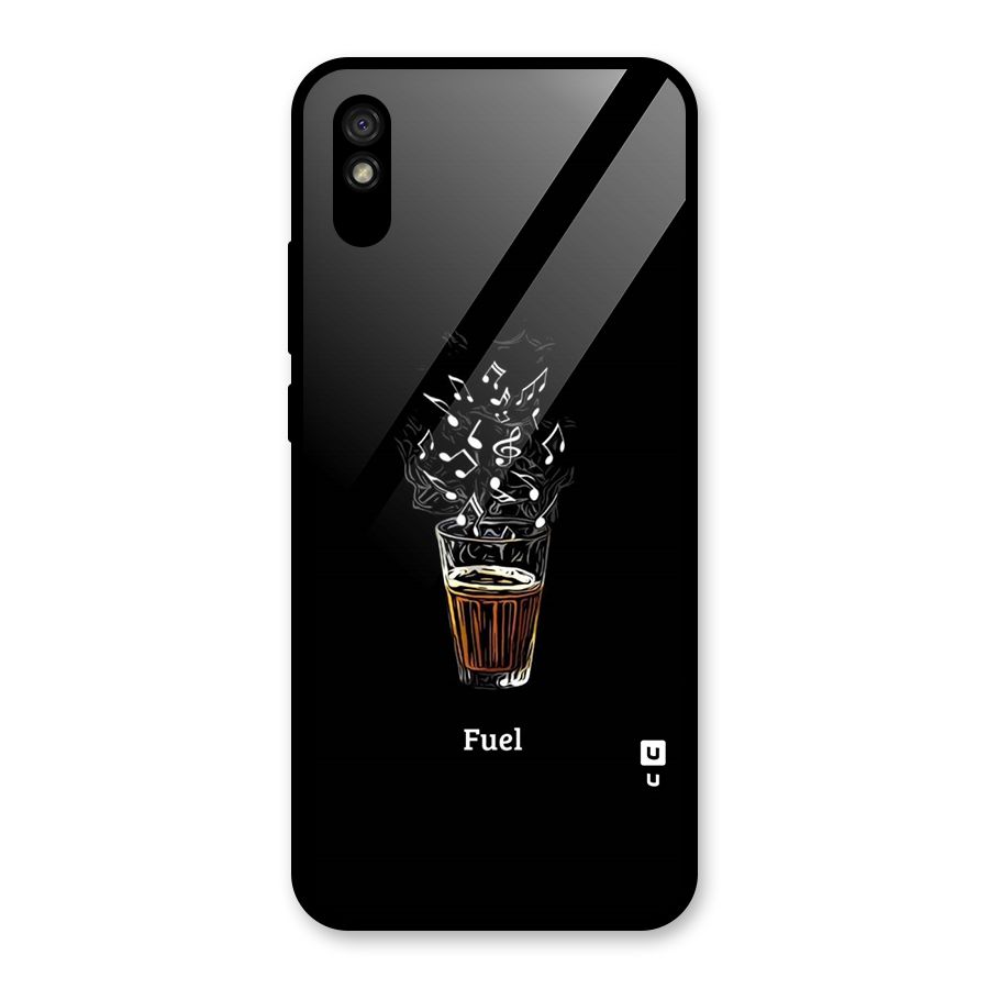Music Chai My Fuel Glass Back Case for Redmi 9i