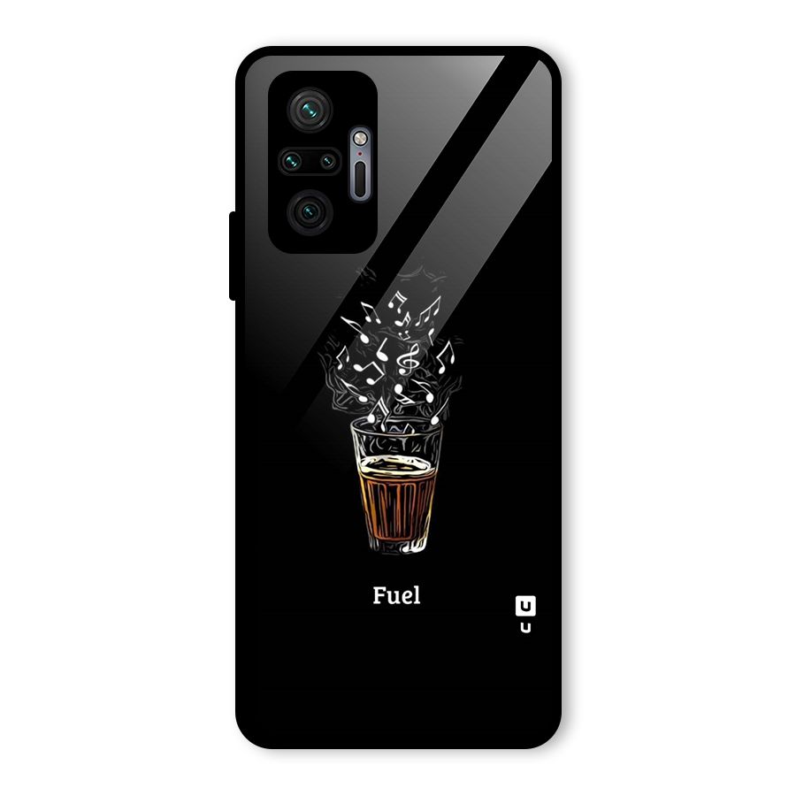 Music Chai My Fuel Glass Back Case for Redmi Note 10 Pro