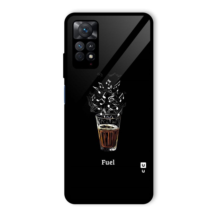 Music Chai My Fuel Glass Back Case for Redmi Note 11 Pro