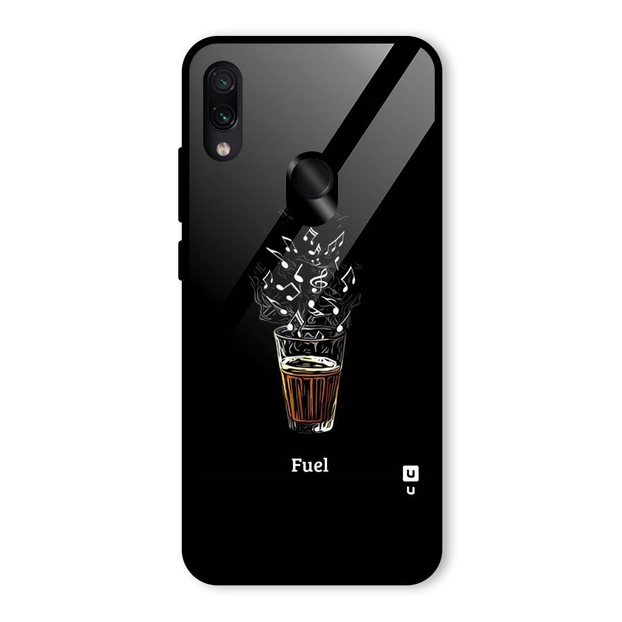 Music Chai My Fuel Glass Back Case for Redmi Note 7S