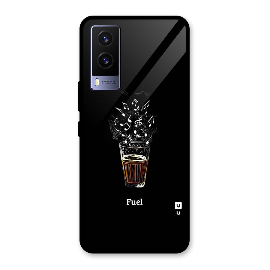 Music Chai My Fuel Glass Back Case for Vivo V21e 5G