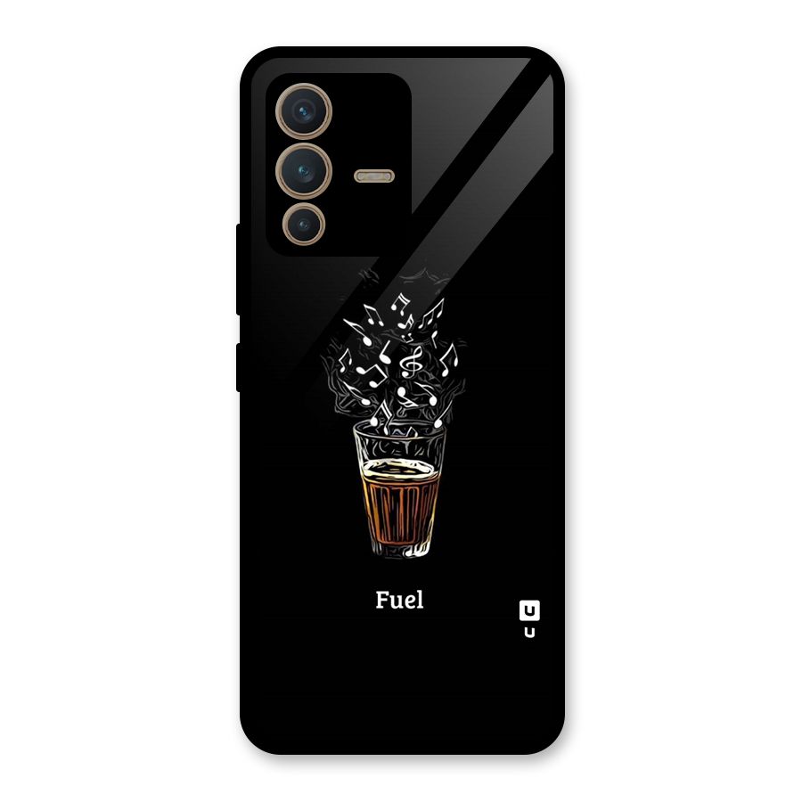 Music Chai My Fuel Glass Back Case for Vivo V23 5G