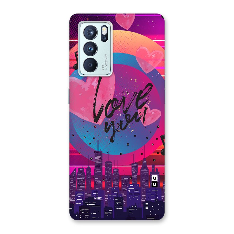 Music City Love Back Case for Oppo Reno6 Pro 5G