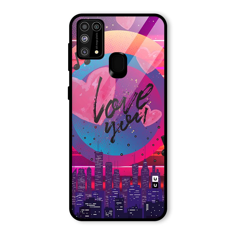 Music City Love Glass Back Case for Galaxy F41