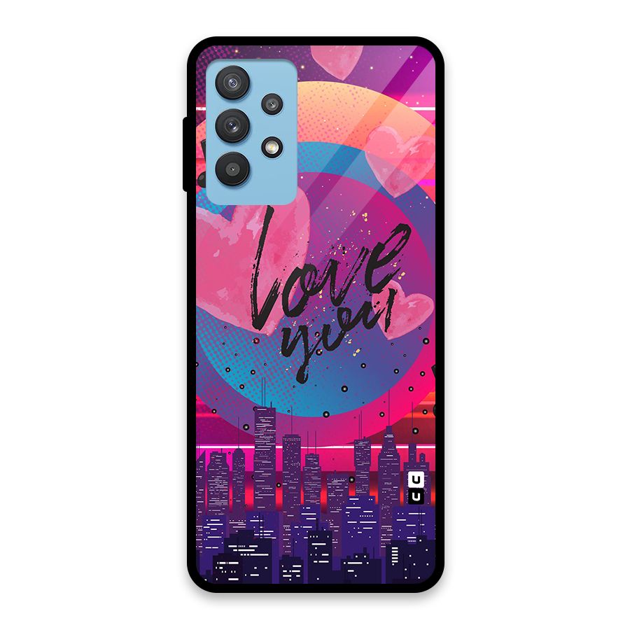Music City Love Glass Back Case for Galaxy M32 5G