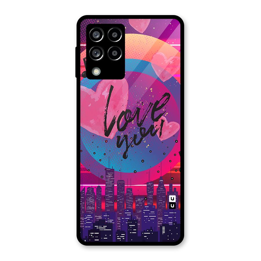 Music City Love Glass Back Case for Galaxy M53 5G