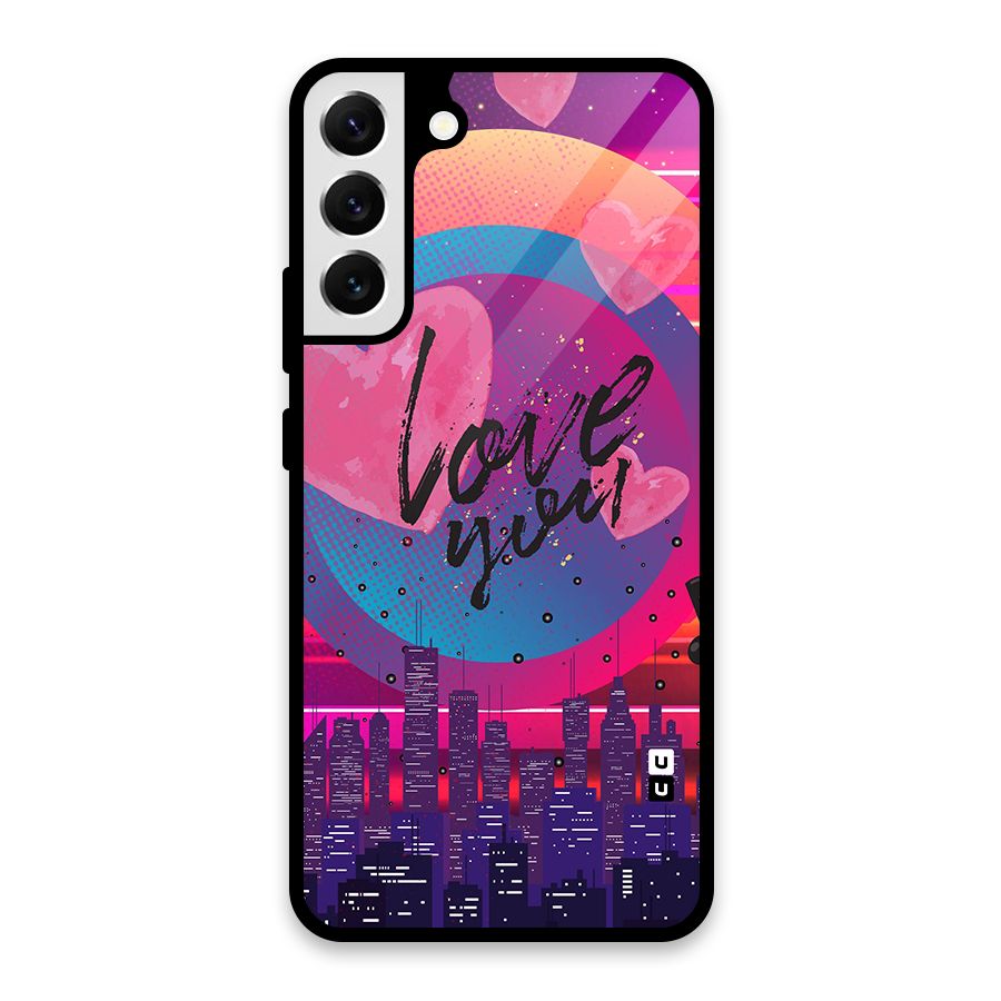 Music City Love Glass Back Case for Galaxy S22 Plus 5G