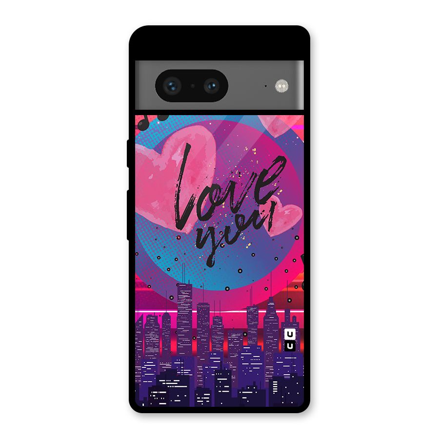 Music City Love Glass Back Case for Google Pixel 7