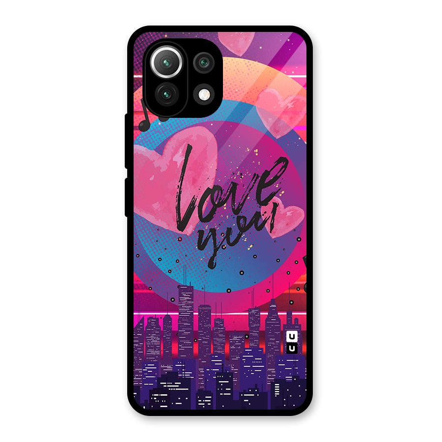 Music City Love Glass Back Case for Mi 11 Lite NE 5G