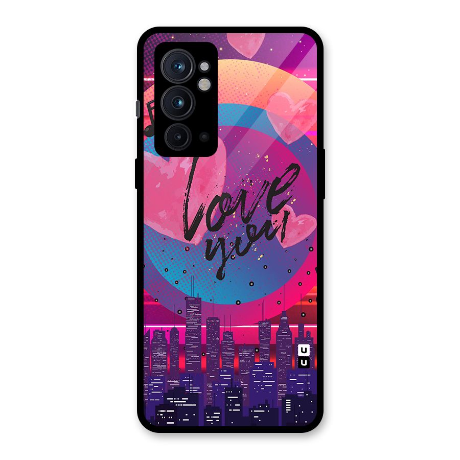 Music City Love Glass Back Case for OnePlus 9RT 5G
