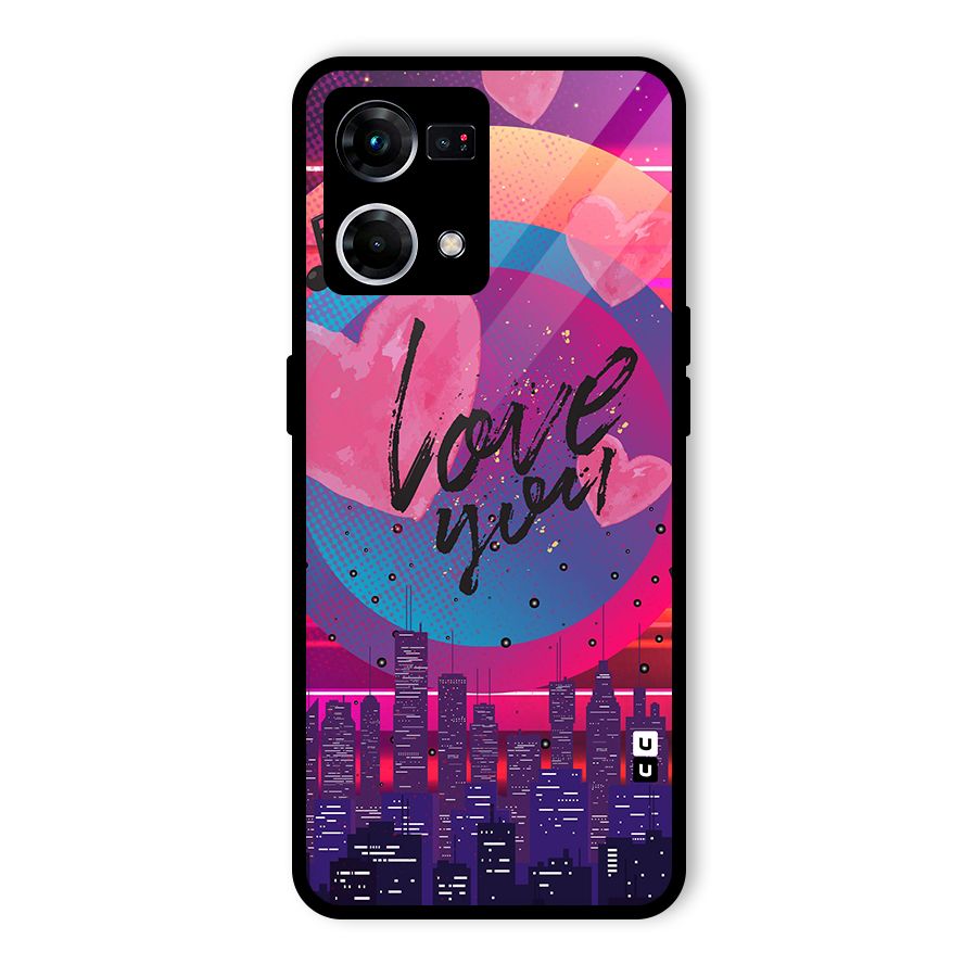 Music City Love Glass Back Case for Oppo F21 Pro 4G