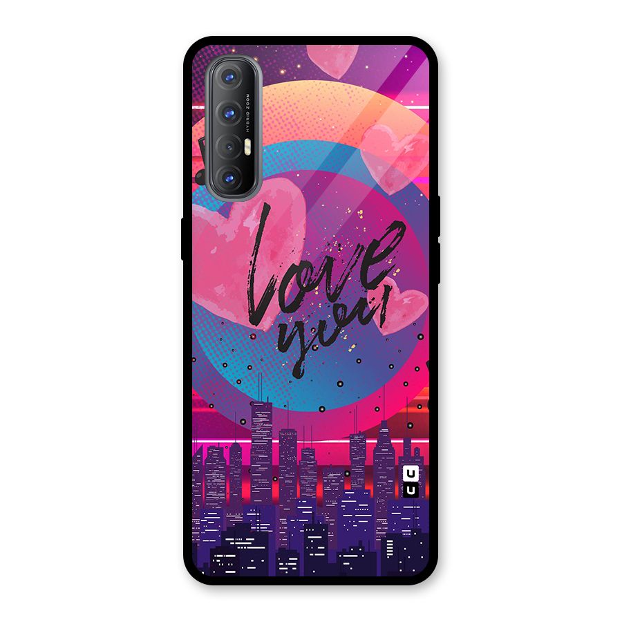 Music City Love Glass Back Case for Oppo Reno3 Pro