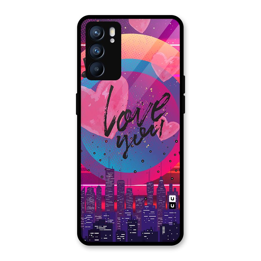 Music City Love Glass Back Case for Oppo Reno6 5G