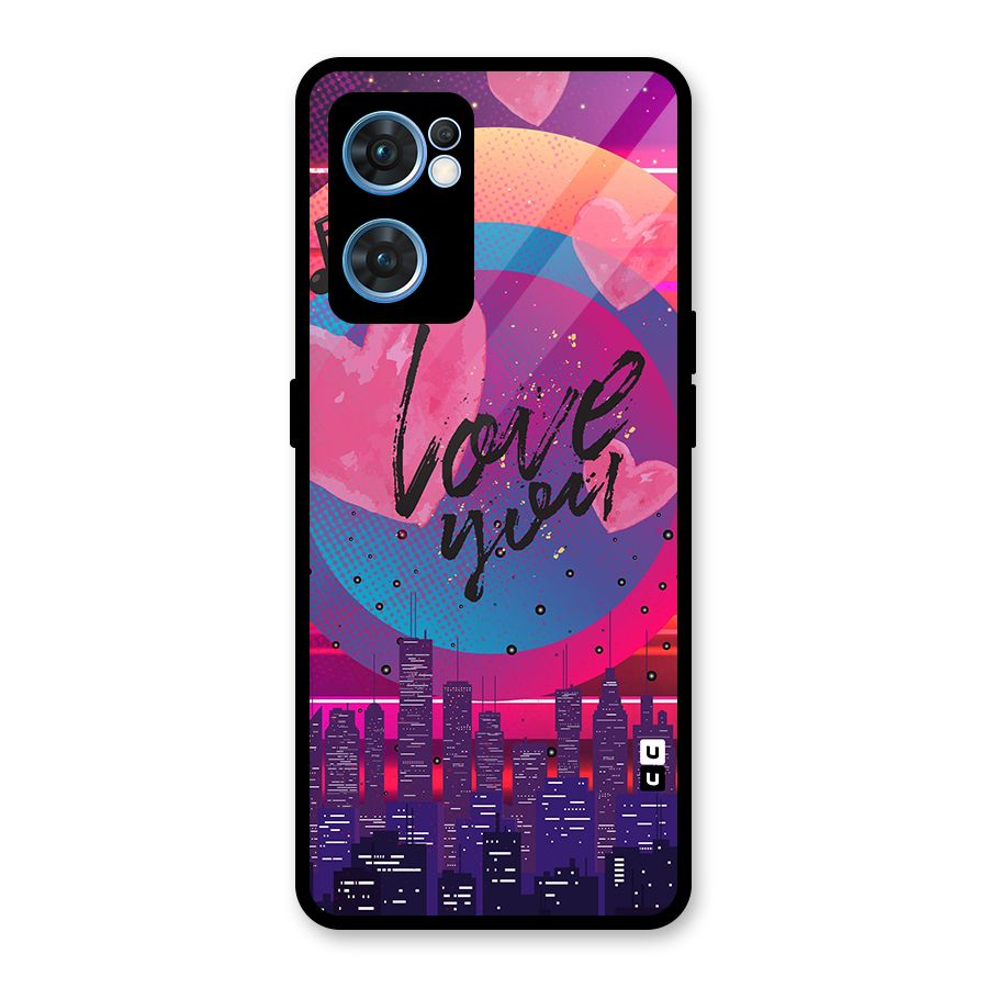 Music City Love Glass Back Case for Oppo Reno7 5G