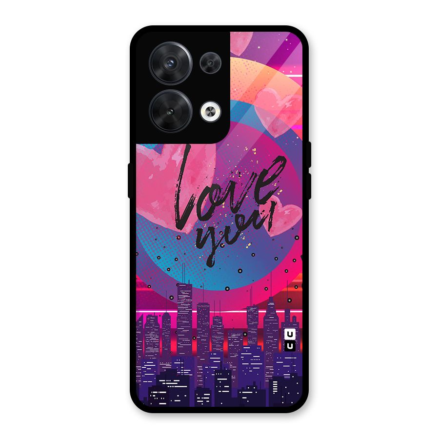 Music City Love Glass Back Case for Oppo Reno8 5G