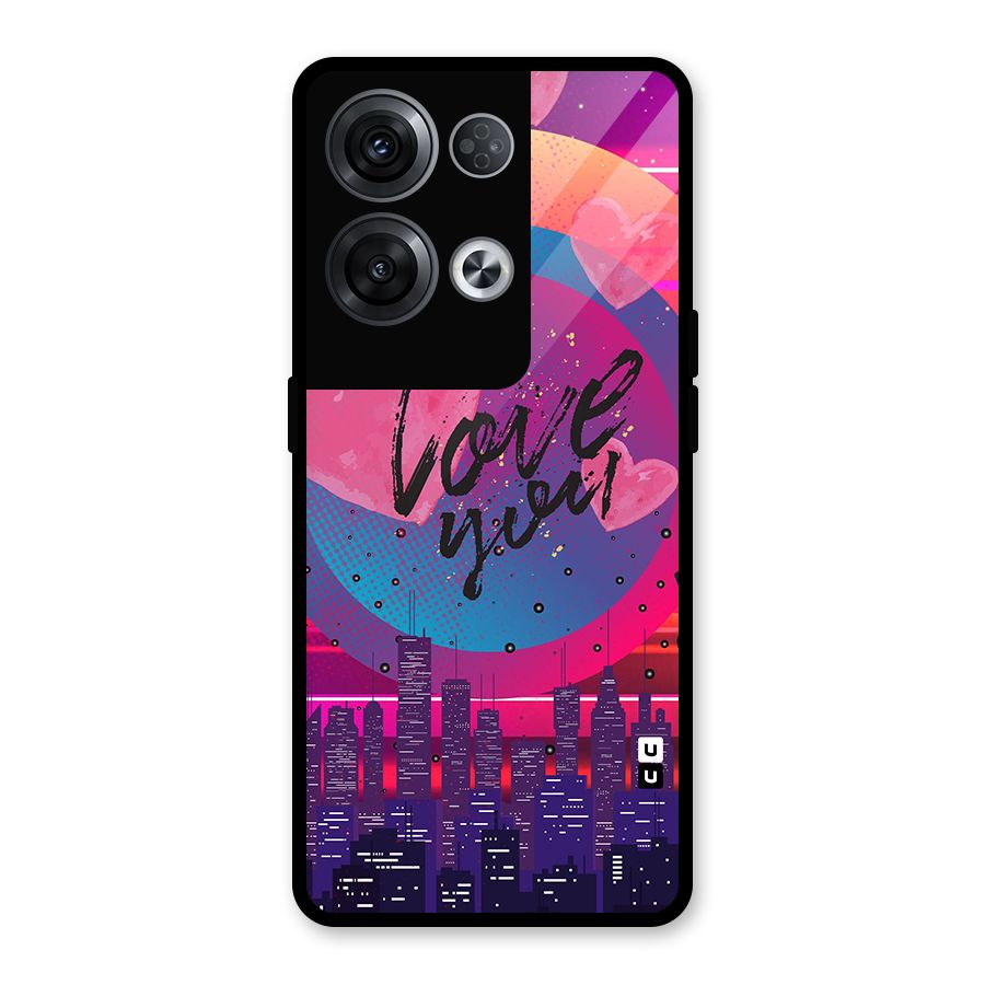 Music City Love Glass Back Case for Oppo Reno8 Pro 5G