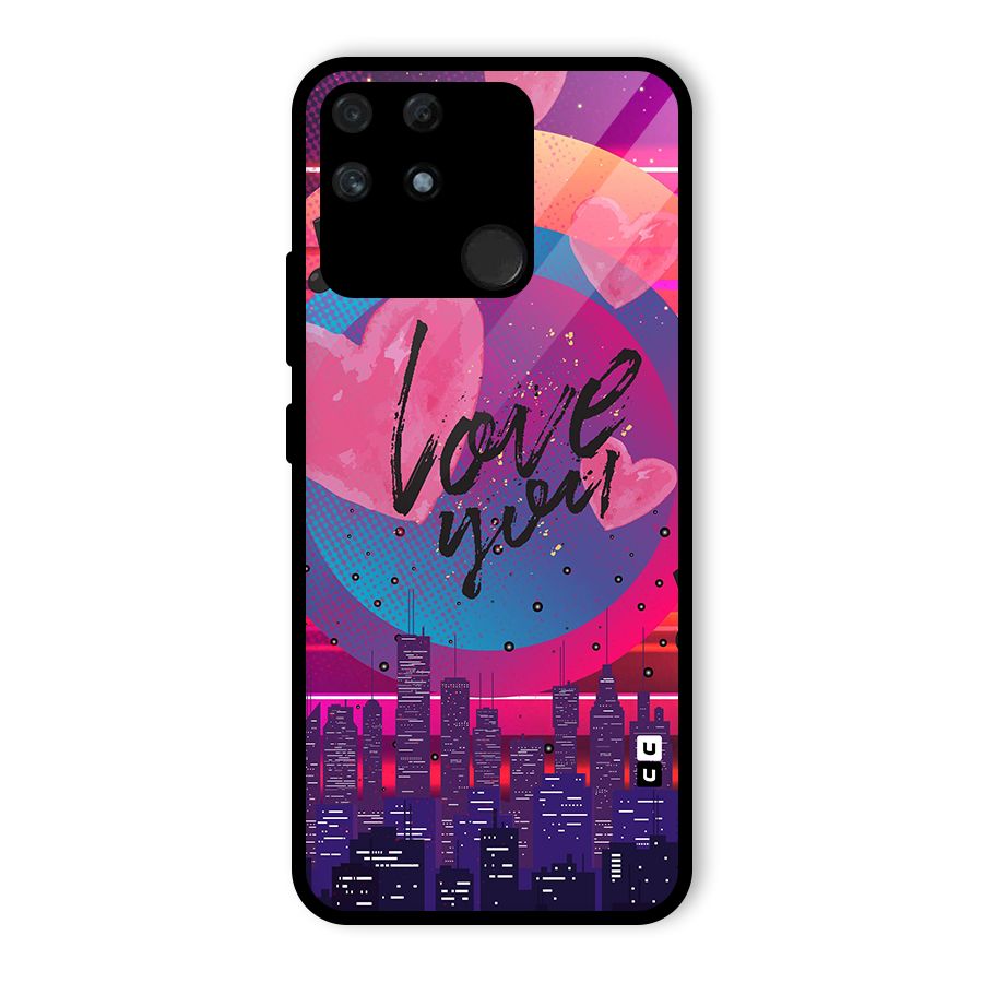 Music City Love Glass Back Case for Realme Narzo 50A
