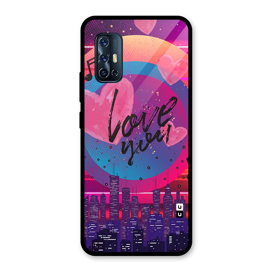 Music City Love Glass Back Case for Vivo V17