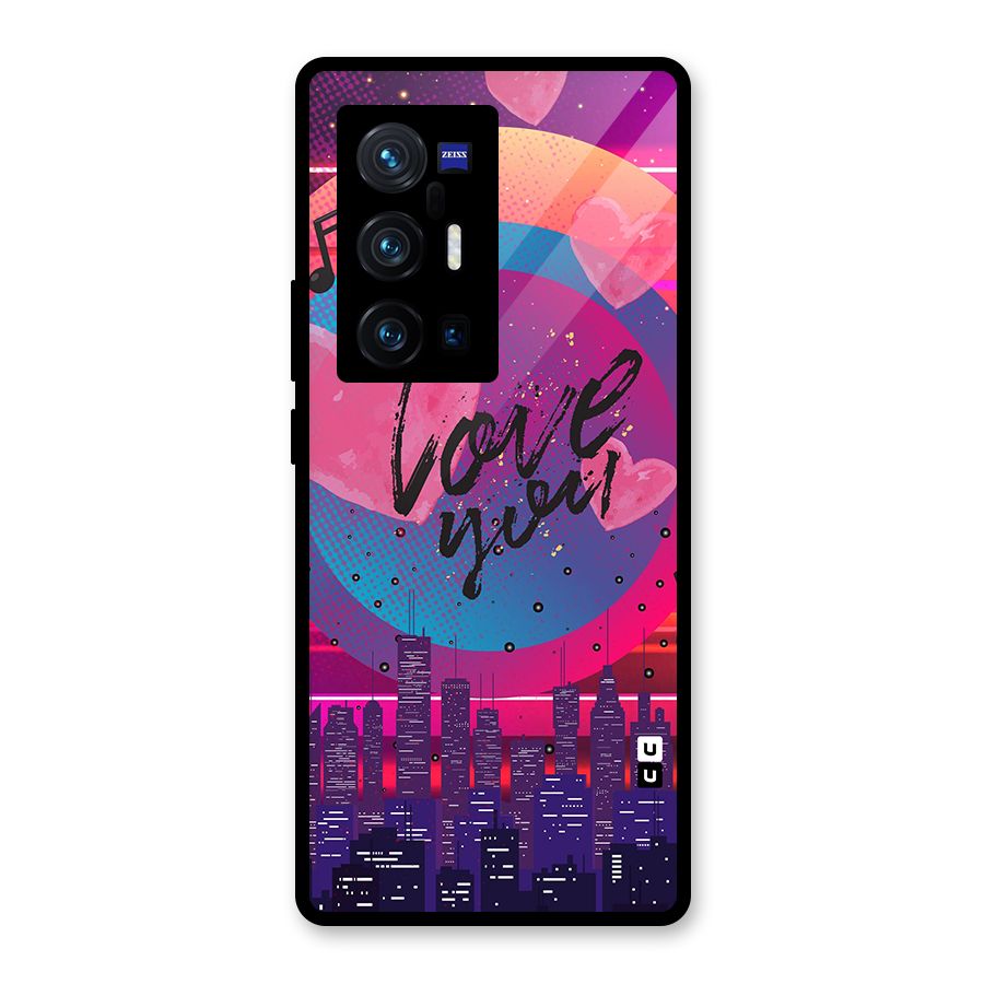 Music City Love Glass Back Case for Vivo X70 Pro Plus