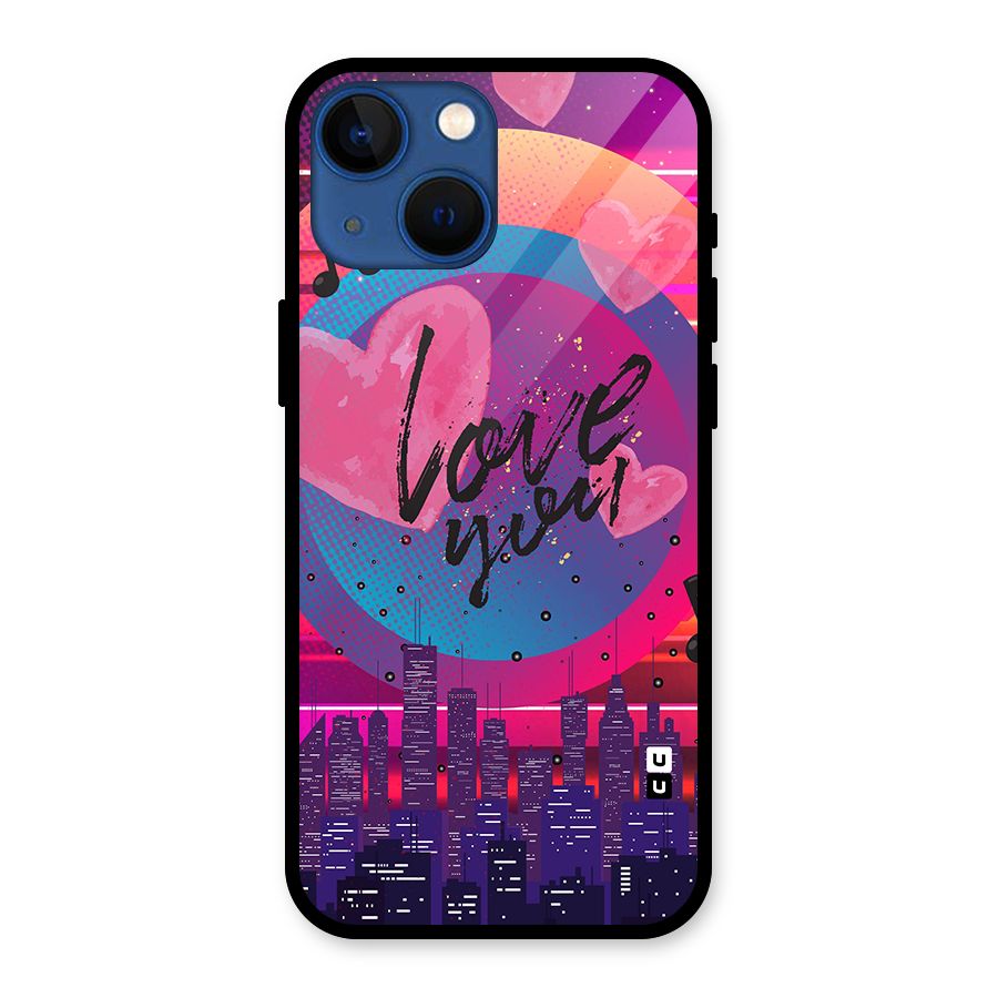 Music City Love Glass Back Case for iPhone 13 Mini