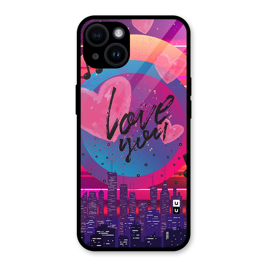 Music City Love Glass Back Case for iPhone 14