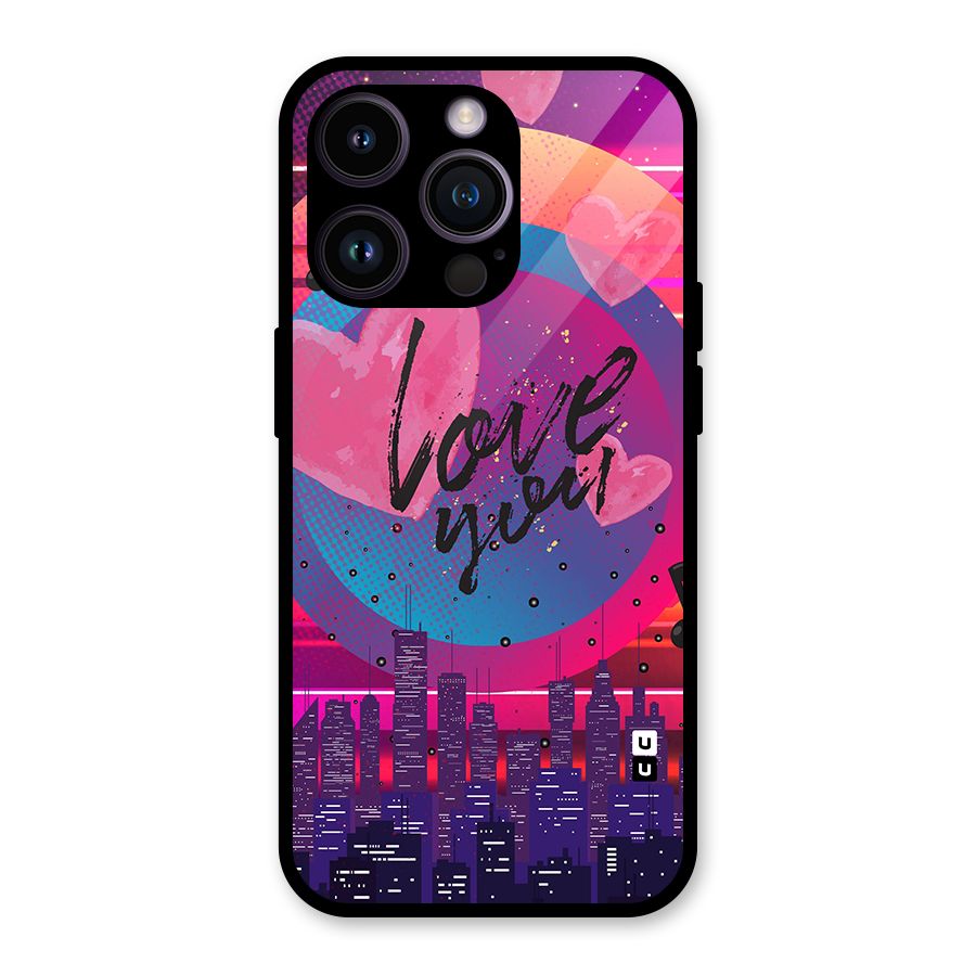 Music City Love Glass Back Case for iPhone 14 Pro
