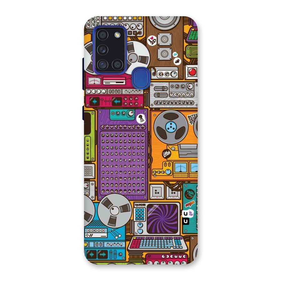Music Decks Back Case for Galaxy A21s
