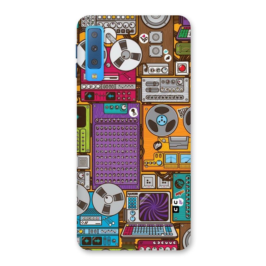 Music Decks Back Case for Galaxy A7 (2018)