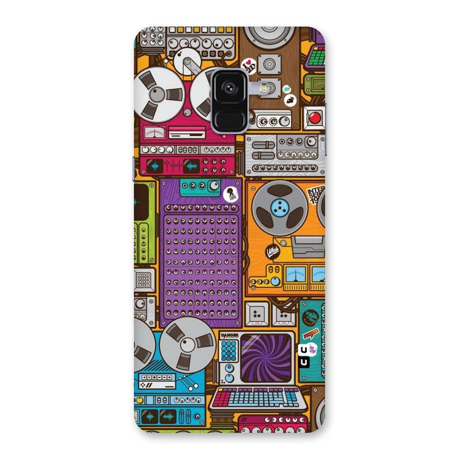 Music Decks Back Case for Galaxy A8 Plus